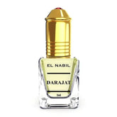 Glazen parfumolie Darajat met gouden dop uit de bloemige parfum geurfamilie